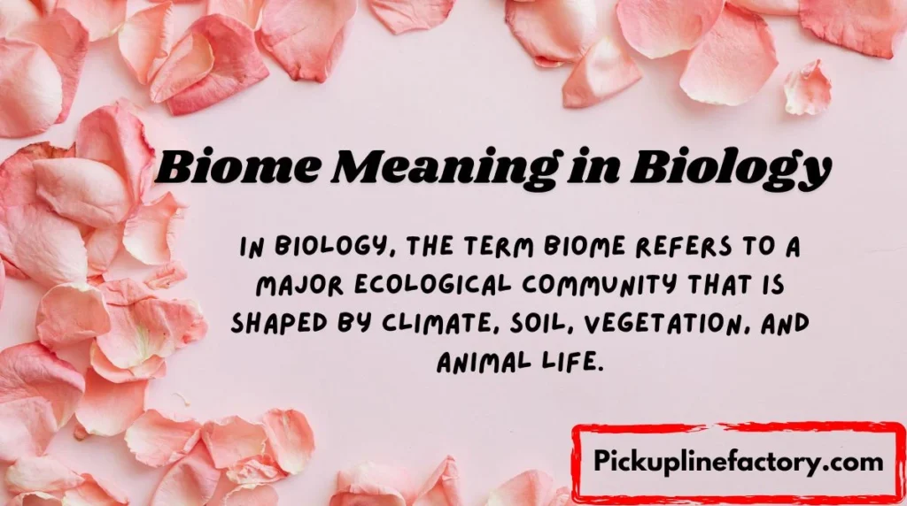 Biome Meaning in Biology
