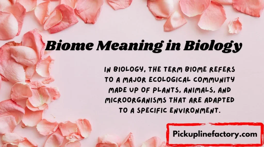 Biome Meaning in Biology