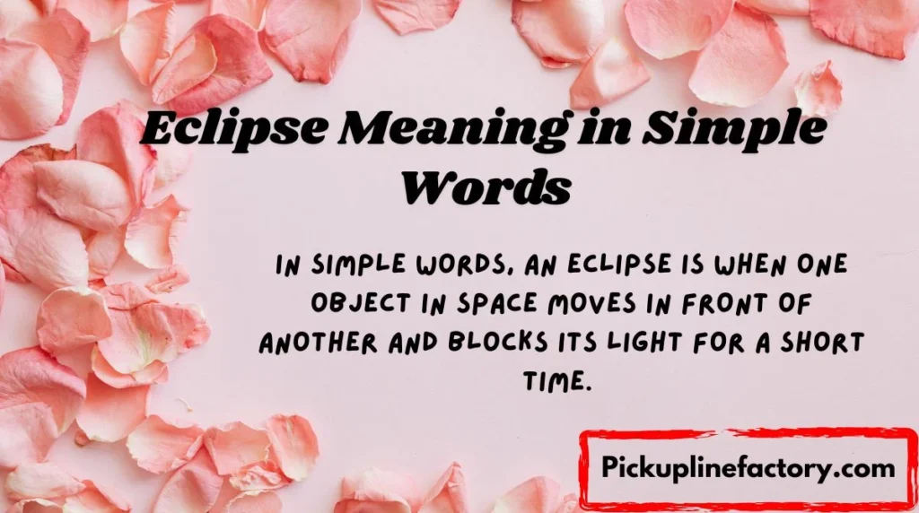 Eclipse Meaning in Simple Words
