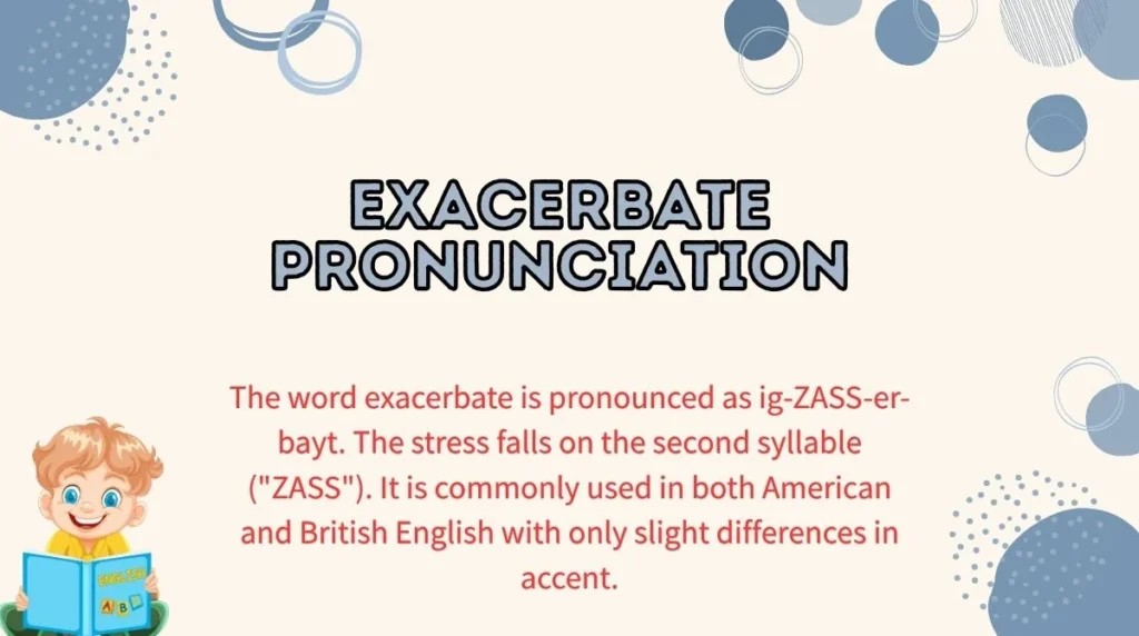 Exacerbate Pronunciation