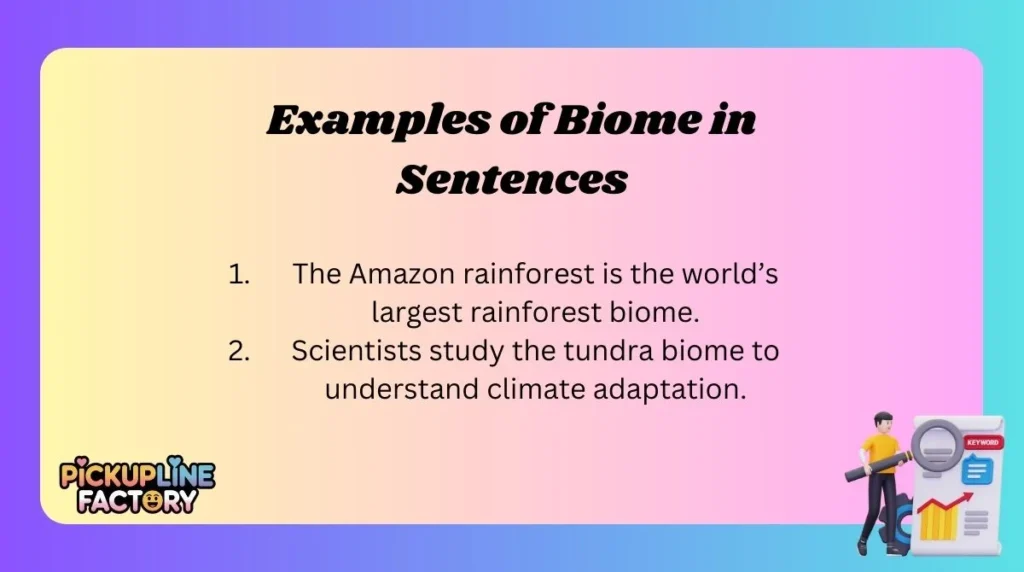 Examples of Biome in Sentences