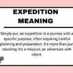 Expedition Meaning