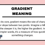 Gradient Meaning