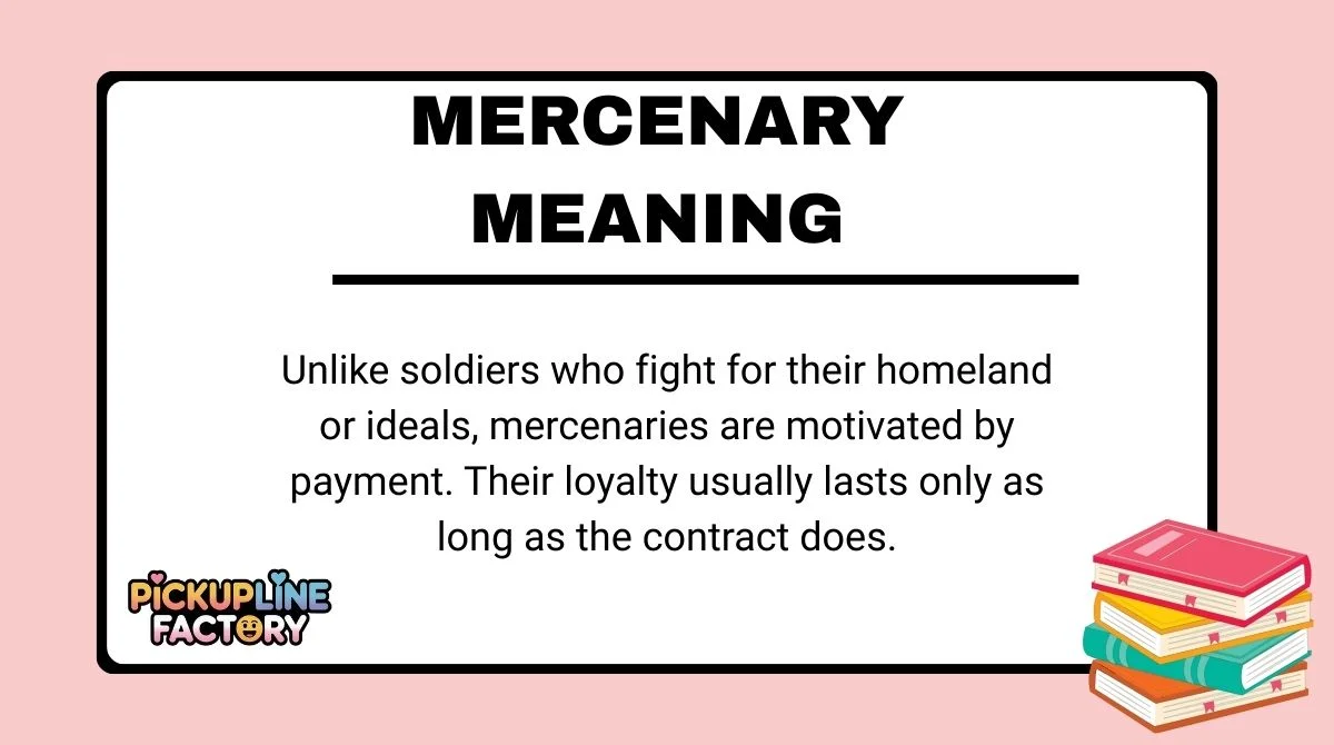 Mercenary Meaning