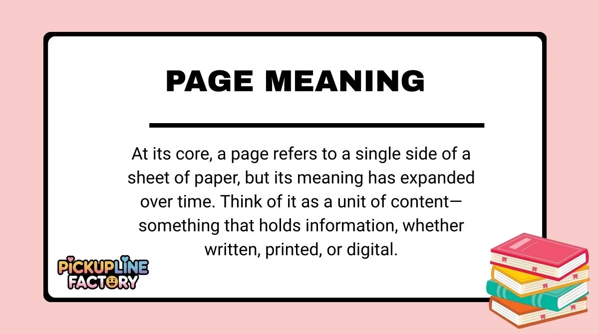 Page Meaning