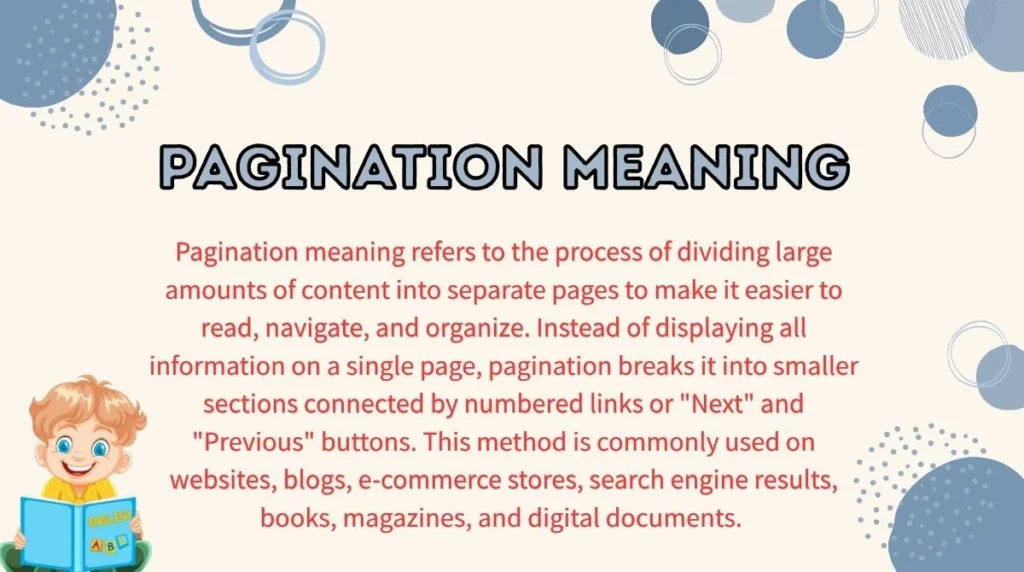 Pagination Meaning