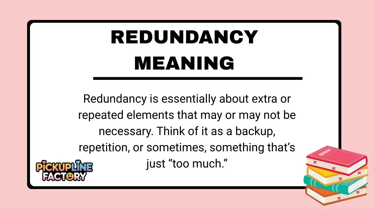 Redundancy Meaning