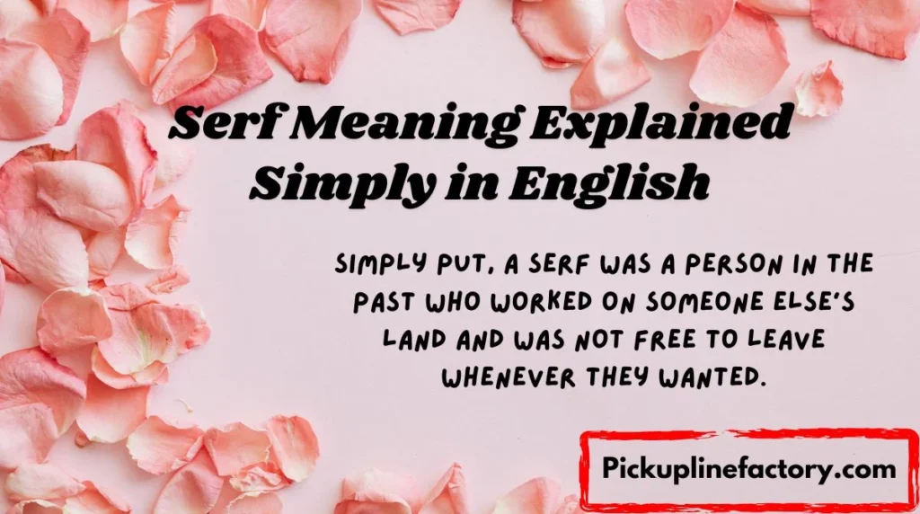 Serf Meaning Explained Simply in English