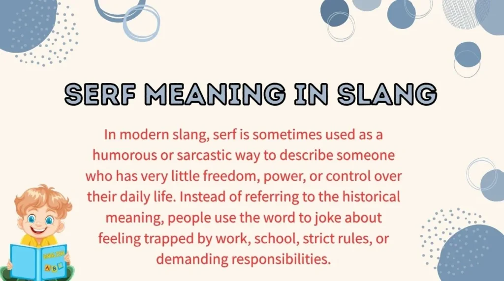 Serf Meaning in Slang