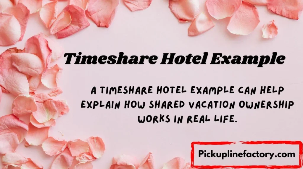 Timeshare Hotel Example