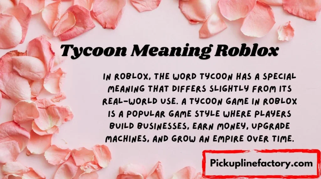 Tycoon Meaning Roblox