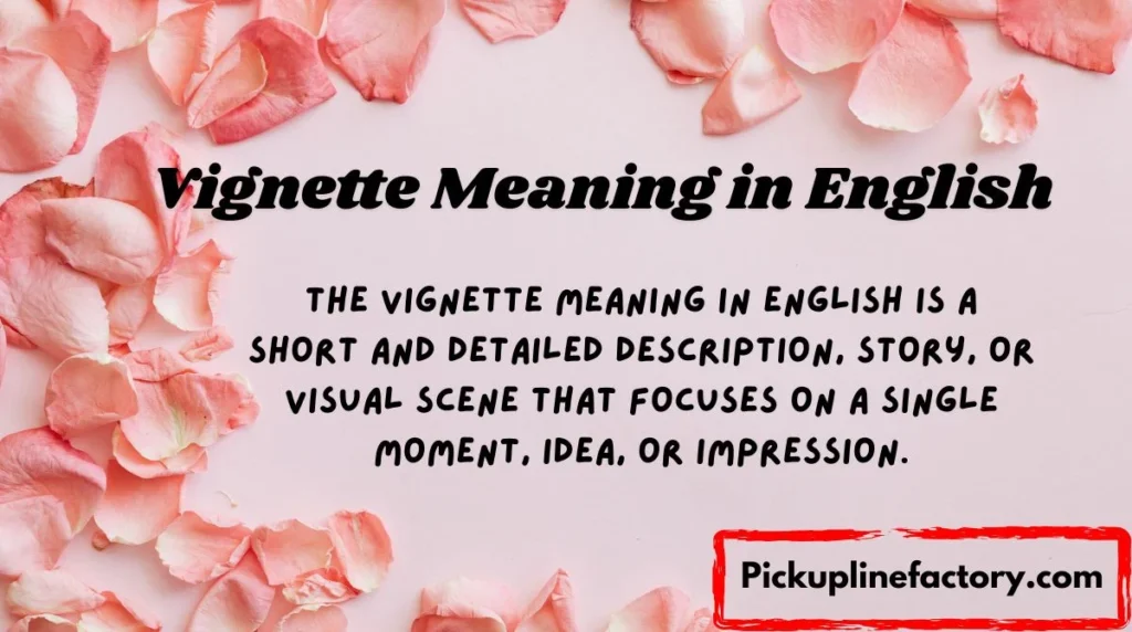Vignette Meaning in English