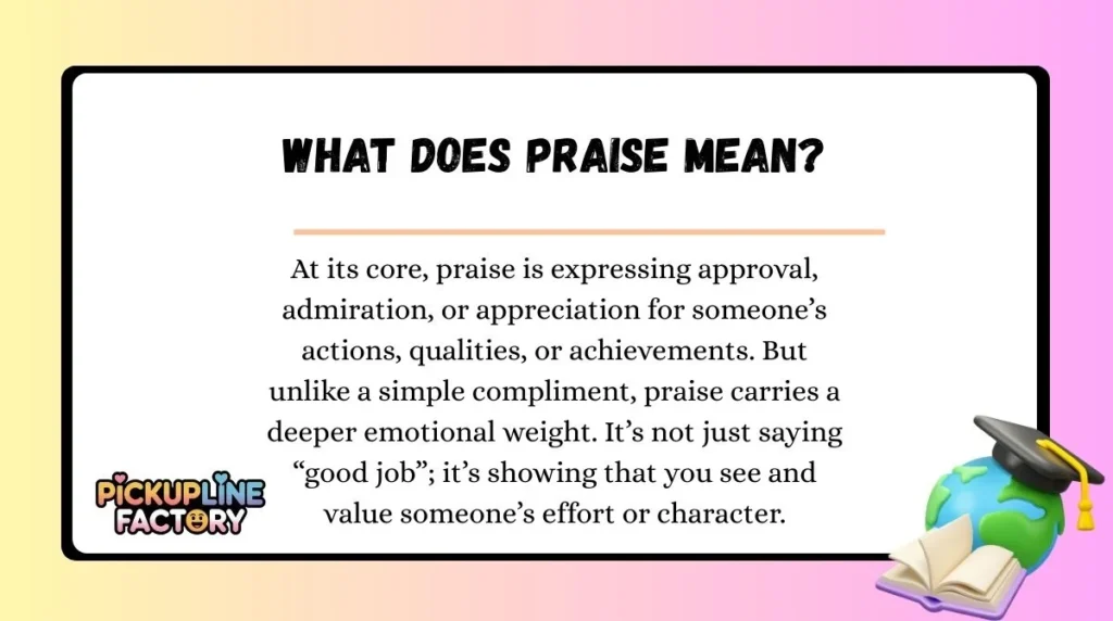 What Does Praise Mean?