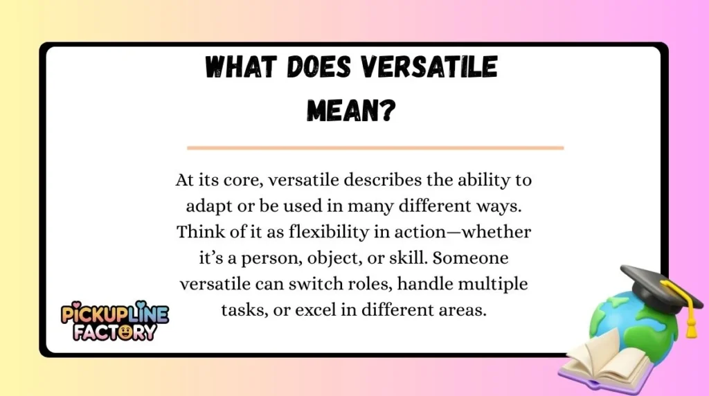 What Does Versatile Mean?