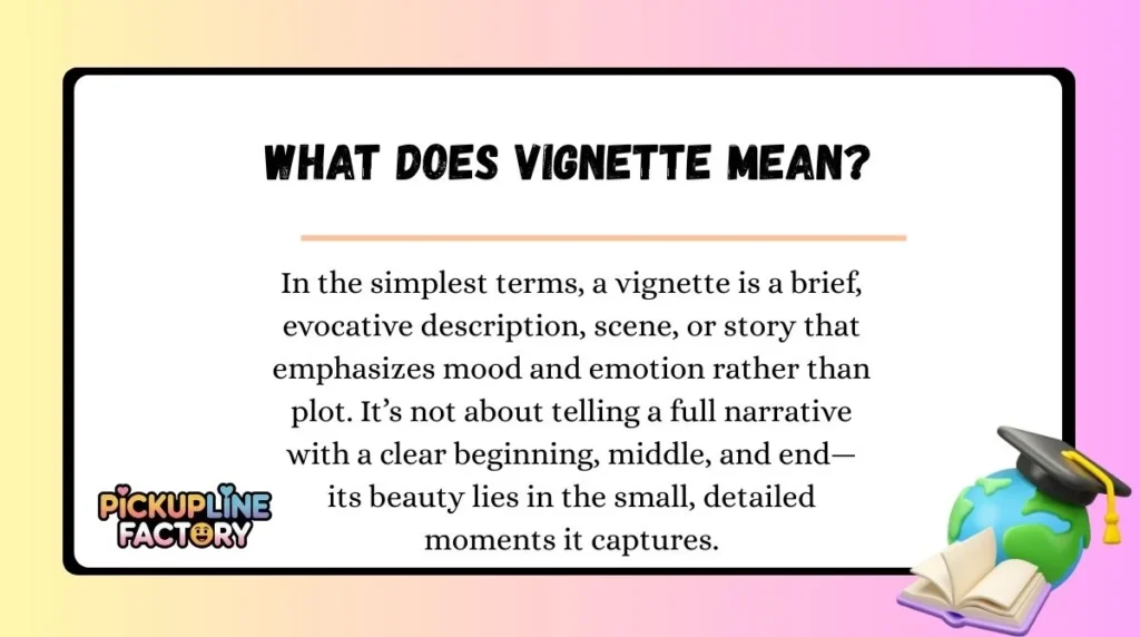 What Does Vignette Mean?