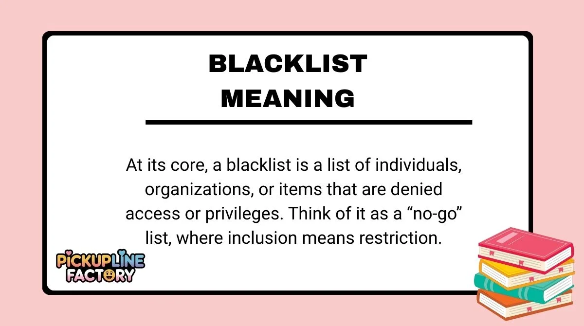 Blacklist Meaning