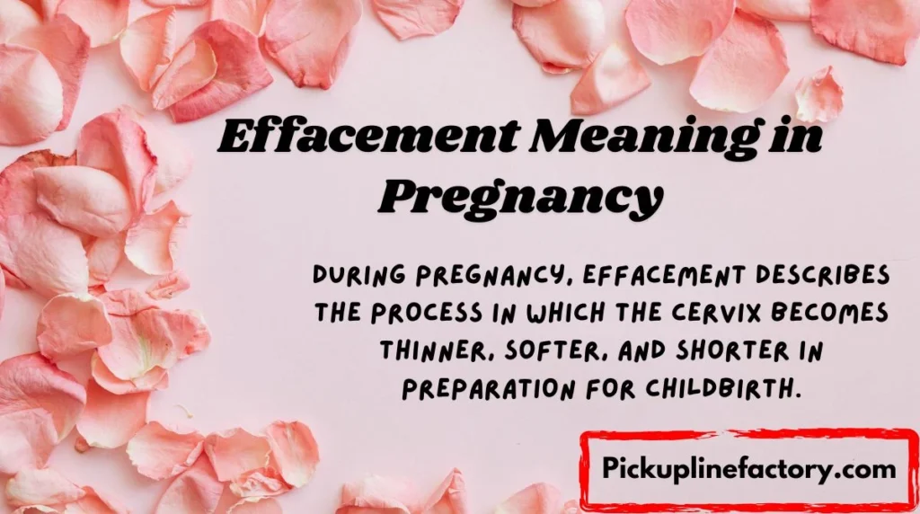 Effacement Meaning in Pregnancy