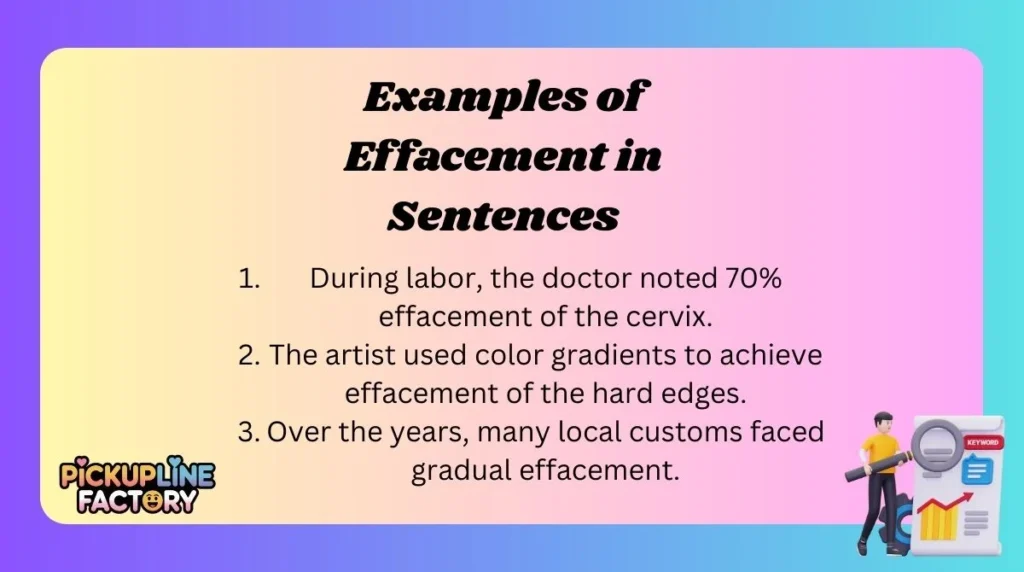 Examples of Effacement in Sentences