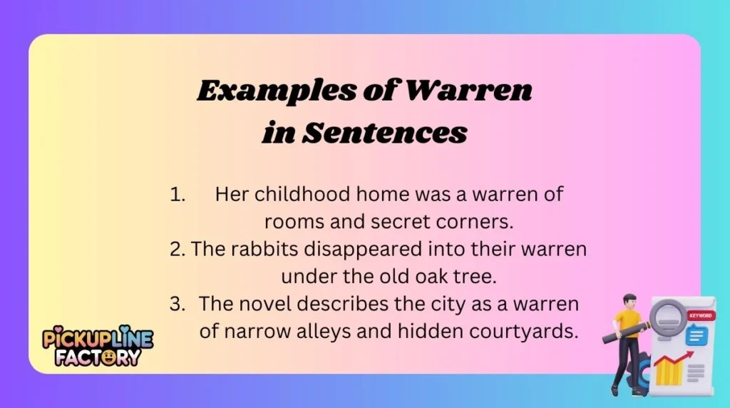 Examples of Warren in Sentences