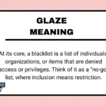 Glaze Meaning