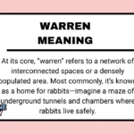 Warren Meaning