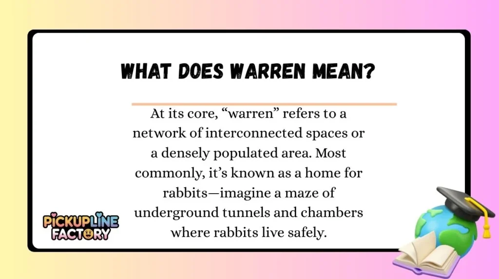 What Does Warren Mean?