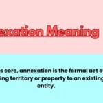 Annexation Meaning