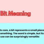 Bit Meaning