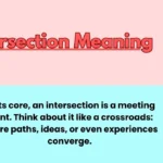 Intersection Meaning