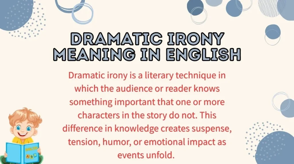Dramatic Irony Meaning in English