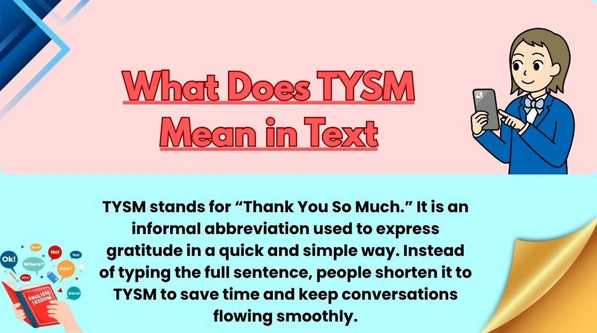 What Does TYSM Mean in Text