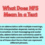 What Does NFS Mean in a Text
