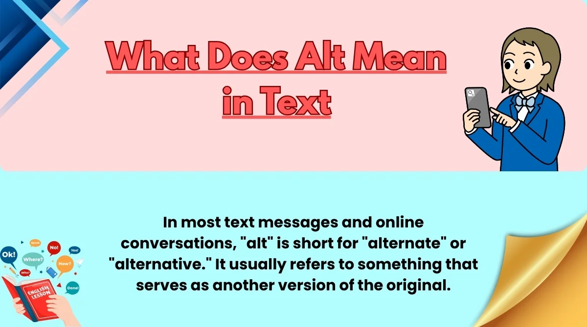 What Does Alt Mean in Text